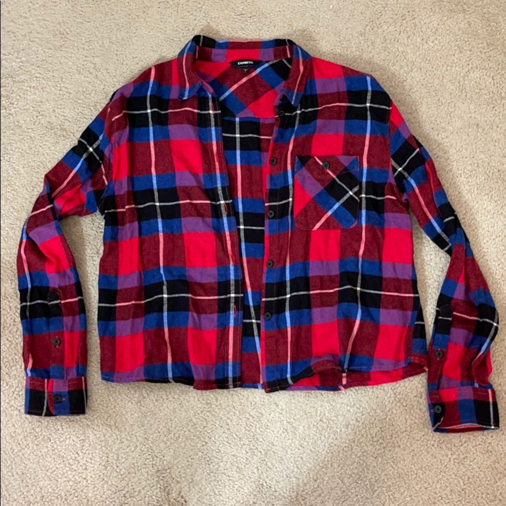 Cropped flannel